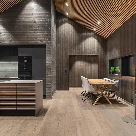Nybygget Arkitekt Tegnet Snohetta I Vakker Villa Sand (Troms og Finnmark)