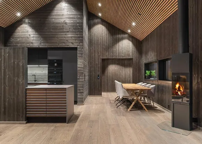 Nybygget Arkitekt Tegnet Snohetta I Vakker Villa Sand (Troms og Finnmark)