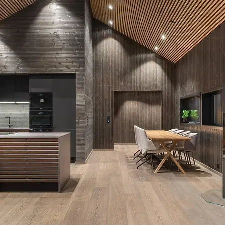 Nybygget Arkitekt Tegnet Snohetta I Vakker Вилла Sand (Troms og Finnmark)