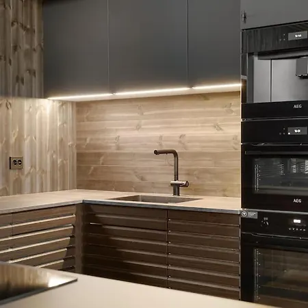 Nybygget Arkitekt Tegnet Snohetta I Vakker Вилла Sand (Troms og Finnmark)